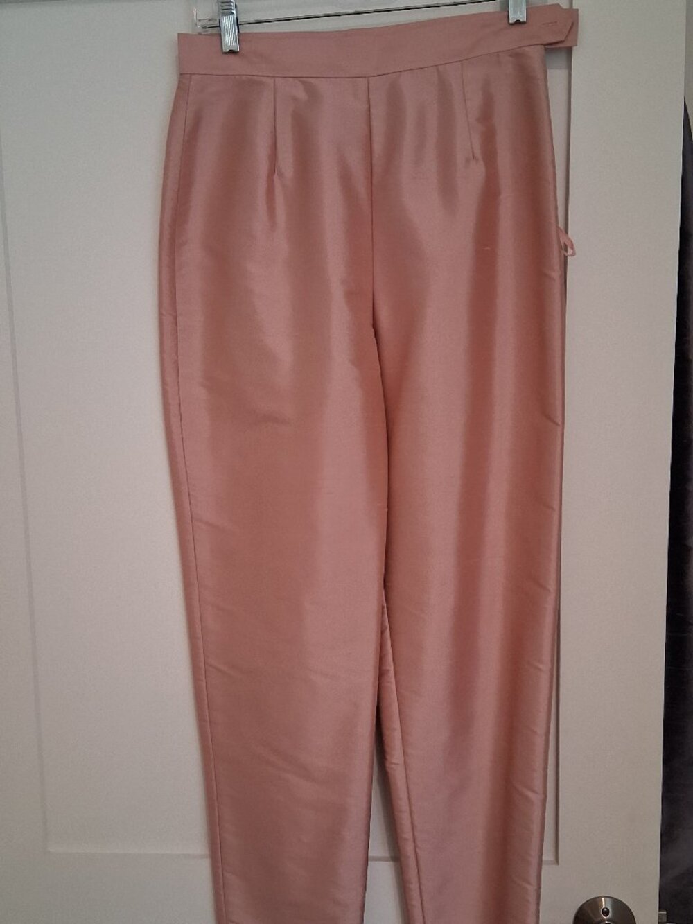 RENA ROWAN SILK STRAIGHT LEG PANTS SIZE 8